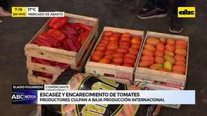 Abasto: Escasez y encarecimiento de tomates  - ABC Noticias - ABC Color