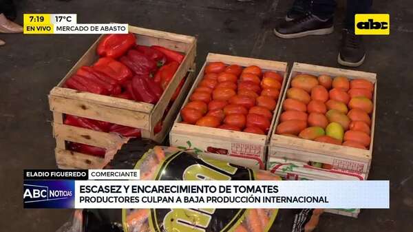 Abasto: Escasez y encarecimiento de tomates - ABC Noticias - ABC Color