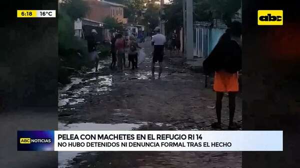 Video: pelea con machetes en el Refugio RI 14 - ABC Noticias - ABC Color
