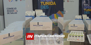 GOBERNACIÓN DE ITAPÚA PROVEE DE INSUMOS AL CENTRO OFTALMÓLOGO DE TRP - Itapúa Noticias