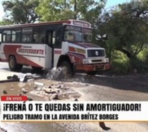 Calamitosa avenida Brítez Borges está cada vez peor - Paraguay.com