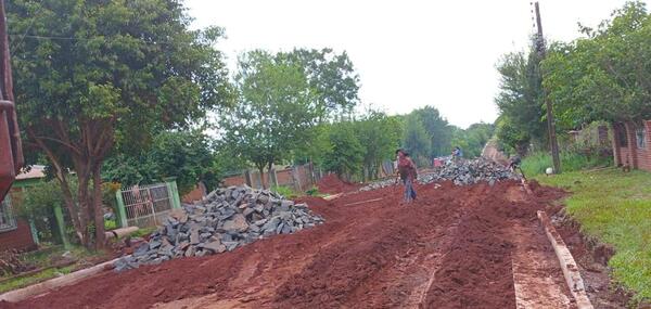 Obras de empedrado a punto de culminar en Cambyretá