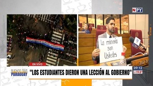 Estudiantes demostraron quiénes son la "minoría" con su marcha, según diputado - Noticias Paraguay