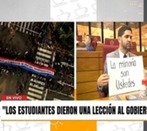 Estudiantes demostraron quiénes son la "minoría", dice diputado - Paraguay.com