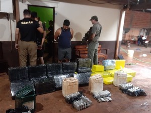 Decomisan casi 600 kilos de marihuana durante operativo en Minga Guazú - ADN Digital
