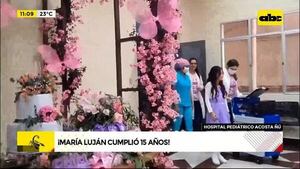 Conectada a un corazón artificial, Luján celebró sus 15 años  - ABC Noticias - ABC Color