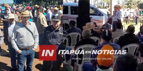 DIOSNEL CARÍSIMO APOYÓ MOVILIZACIÓN DE PRODUCTORES YERBATEROS DE ITAPÚA - Itapúa Noticias