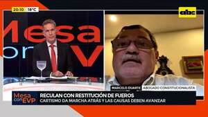 Reculada cartista en “des- desafuero”: esto dice un abogado constitucionalista - Mesa de Periodistas - ABC Color
