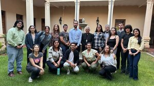 Tras movilización, universitarios reciben respaldo del cardenal Adalberto Martínez