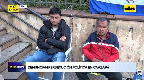 Video: Denuncia persecución política en Caazapá  - ABC Noticias - ABC Color