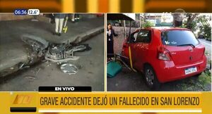 Grave accidente dejó un fallecido en San Lorenzo | Telefuturo