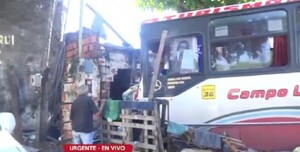 Bondi se estrelló contra una casa en Sajonia y no hubo heridos