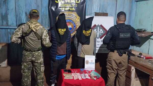 Operativo contra el microtráfico terminó con dos detenidos en Chaipé