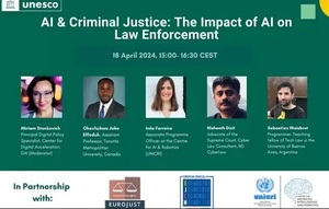 Unesco analiza el impacto de la Inteligencia Artificial en la Justicia Penal