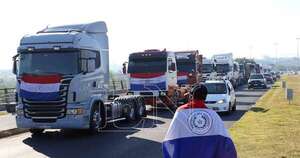 La Nación / Camioneros irían al paro nacional de no lograr mejora en el costo del flete