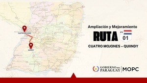 Gobierno avanza en aspectos técnicos para licitación de la ampliación de la Ruta PY01 - .::Agencia IP::.