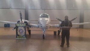 Aeronave incautada en Zanja Pytã figura a nombre de un repositor de supermercado