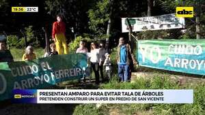 Barrio San Vicente: vecinos se manifiestan y presentan amparo para evitar tala de árboles - ABC Noticias - ABC Color