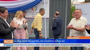 Ministerio de Justicia inauguró nueva sede registral en Hospital Materno Infantil de Pilar