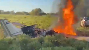 Video: Avioneta se estrella en Loma Plata y se reporta al menos un fallecido