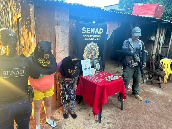 Hernandarias: Abuela y una embarazada lideraban negocio de narcomenudeo