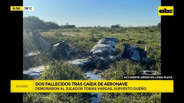 Demoran a Tobías Vargas tras fatal accidente aéreo en Loma Plata - ABC Noticias - ABC Color