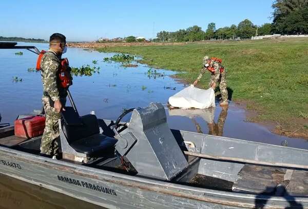 La Armada halló el cuerpo de una mujer en Piquete Cue - Nacionales - ABC Color