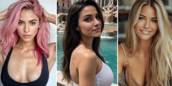 [GALERÍA] ¡Ya hay favoritas para el primer concurso de Miss Inteligencia artificial!