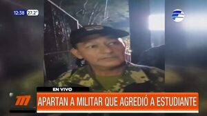 Apartan a militar que agredió a estudiante en el Puente de la Amistad | Telefuturo