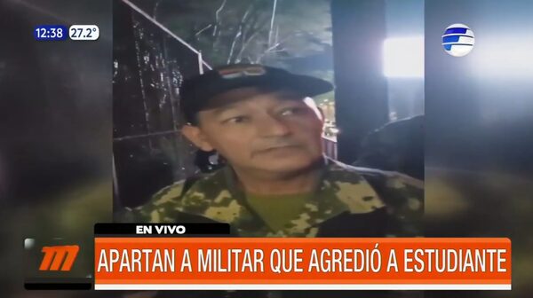 Apartan a militar que agredió a estudiante en el Puente de la Amistad | Telefuturo