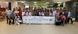 Nuevo grupo de jóvenes becados viajó a Corea para entrenamiento en electromovilidad - El Independiente