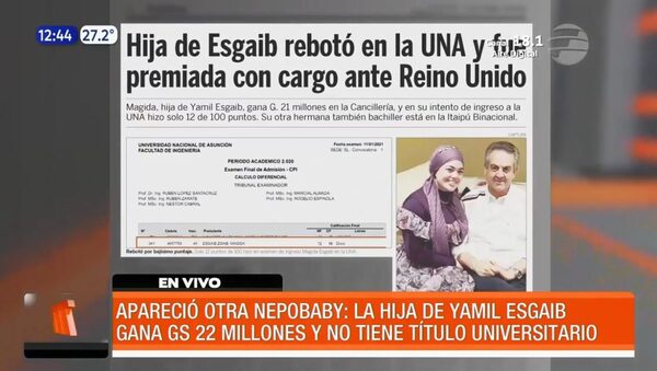 ¿Yamil Esgaib incurrió en tráfico de influencias? | Telefuturo