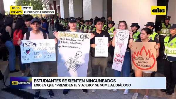 Arancel Cero: diálogo entre estudiantes y autoridades del Gobierno - ABC Noticias - ABC Color