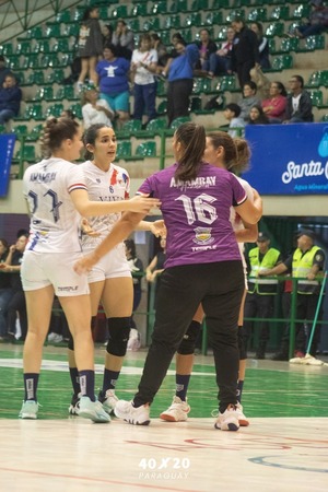 Amambay-Fernando en damas y Franco-Pilar en varones disputan finales de handbol - La Tribuna