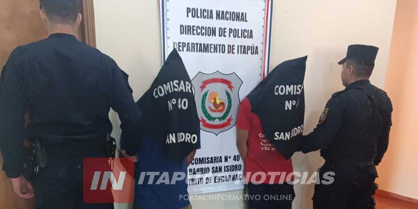 APREHENDIERON A SOSPECHOSOS Y RECUPERARON UNA MOTOBOMBA - Itapúa Noticias