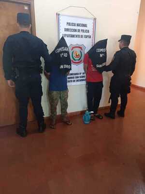 Tras hurto, detienen a dos sospechosos y recuperan objeto en Encarnación