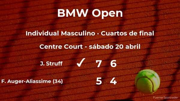Jan-Lennard Struff estará en la siguiente ronda del torneo de Múnich - Tenis - ABC Color