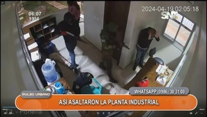 Asaltaron en plena madrugada a planta industrial - SNT