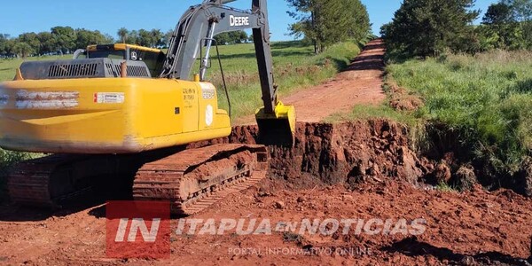 AVANZA REPARACIÓN DE ALCANTARILLADO EN TRINIDAD TRAS INTENSAS PRECIPITACIONES  - Itapúa Noticias