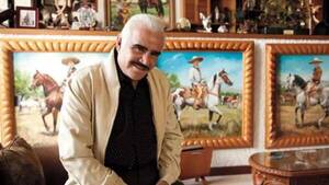 ¡Fantasma del cantante Vicente Fernández se pasea en su casa!