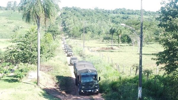 Peña envía fuerzas militares al departamento de Canindeyu por la ola de delincuencia - La Tribuna