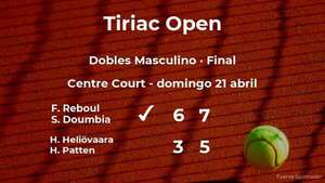 Reboul y Doumbia se convierten en los campeones del torneo de Bucarest - Tenis - ABC Color