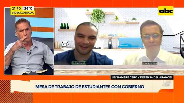 Arancel Cero: debate entre un estudiante y el viceministro de la Educación - En Detalles - ABC Color
