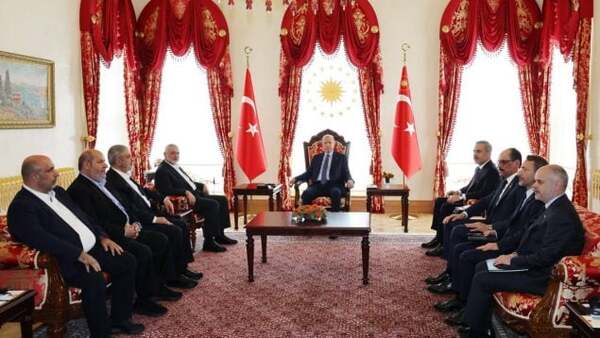 Erdogan tras reunirse con los líderes terroristas de Hamás: «Hay que unirse para vencer a Israel»