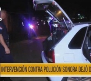 Reportan detenidos tras intervención policial por polución sonora - Paraguay.com