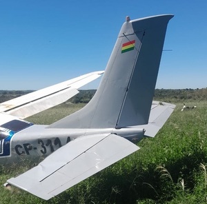 Avión caído en Caazapá: fiscal dice no haber encontrado drogas - La Tribuna