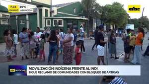 Video: Comunidades Indígenas exigen atención del Indi - ABC Noticias - ABC Color