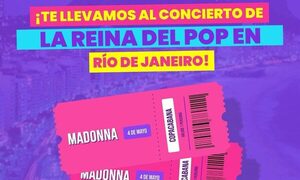 RADIO VENUS, ASPEN E ITAÚ PARAGUAY TE LLEVAN AL CONCIERTO DE LA REINA DEL POP