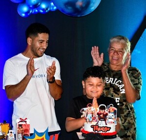 ¡Cecilio Domínguez festejó los 10 años de su hijo Thiago!
