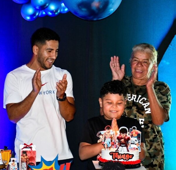 ¡Cecilio Domínguez festejó los 10 años de su hijo Thiago!